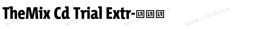 TheMix Cd Trial Extr字体转换